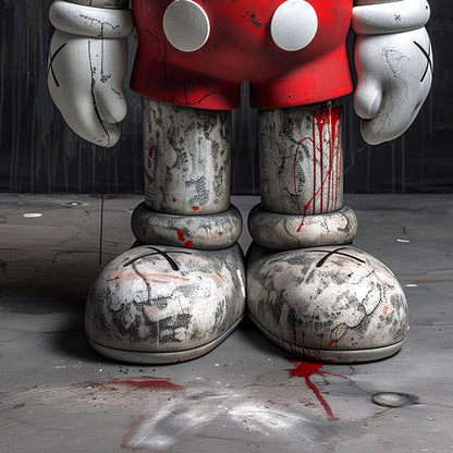 Kaws Graphiti Red