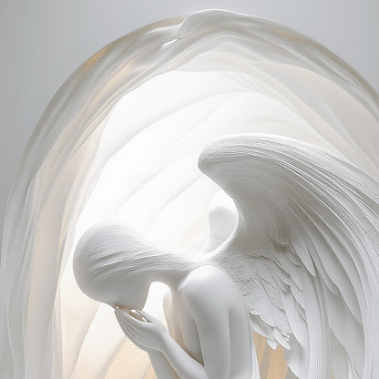 Abstract Angel Praying Niche