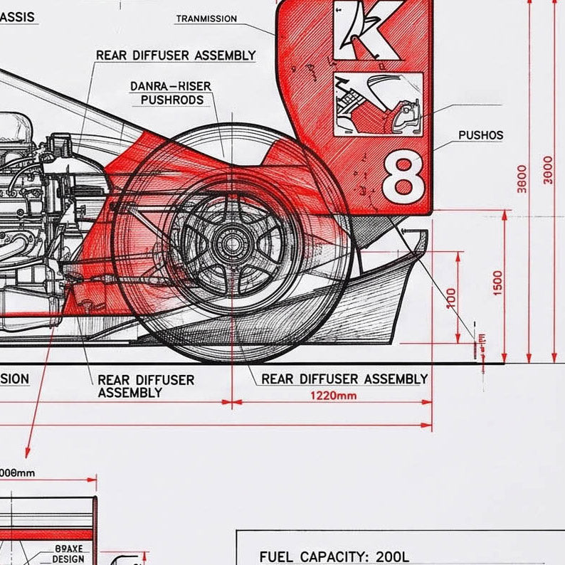 Senna McLaren MP4/8 Technical Study